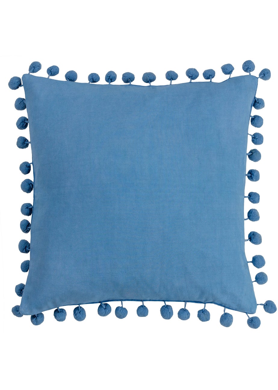 furn. Dora Square Velvet Filled Cushion (45cm x 45cm x 8cm)