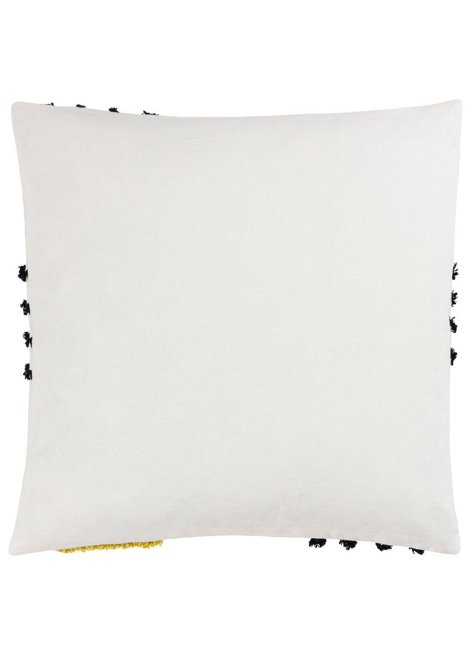 Heya Home Elmer Tufted Filled Cushion (45cm x 45cm x 8cm)