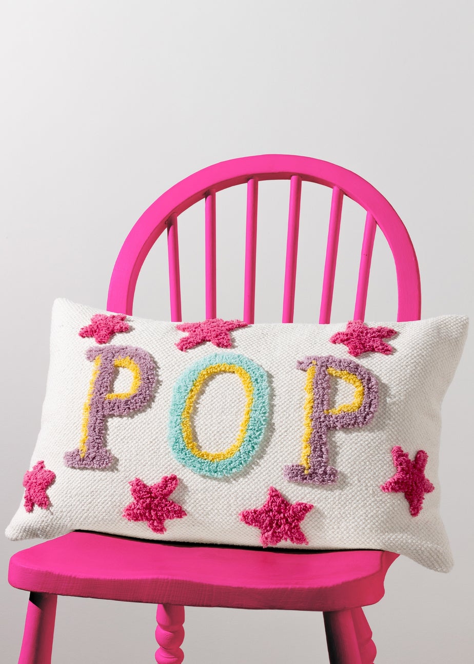Heya Home Pop Tufted Filled Cushion (30cm x 50cm x 8cm)