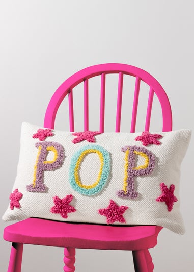 Heya Home Pop Tufted Filled Cushion (30cm x 50cm x 8cm)