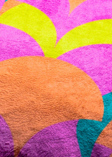 Heya Home Raeya Velvet Filled Cushion (45cm x 45cm x 8cm) Neon