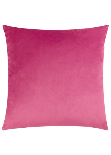 Heya Home Raeya Velvet Filled Cushion (45cm x 45cm x 8cm) Neon