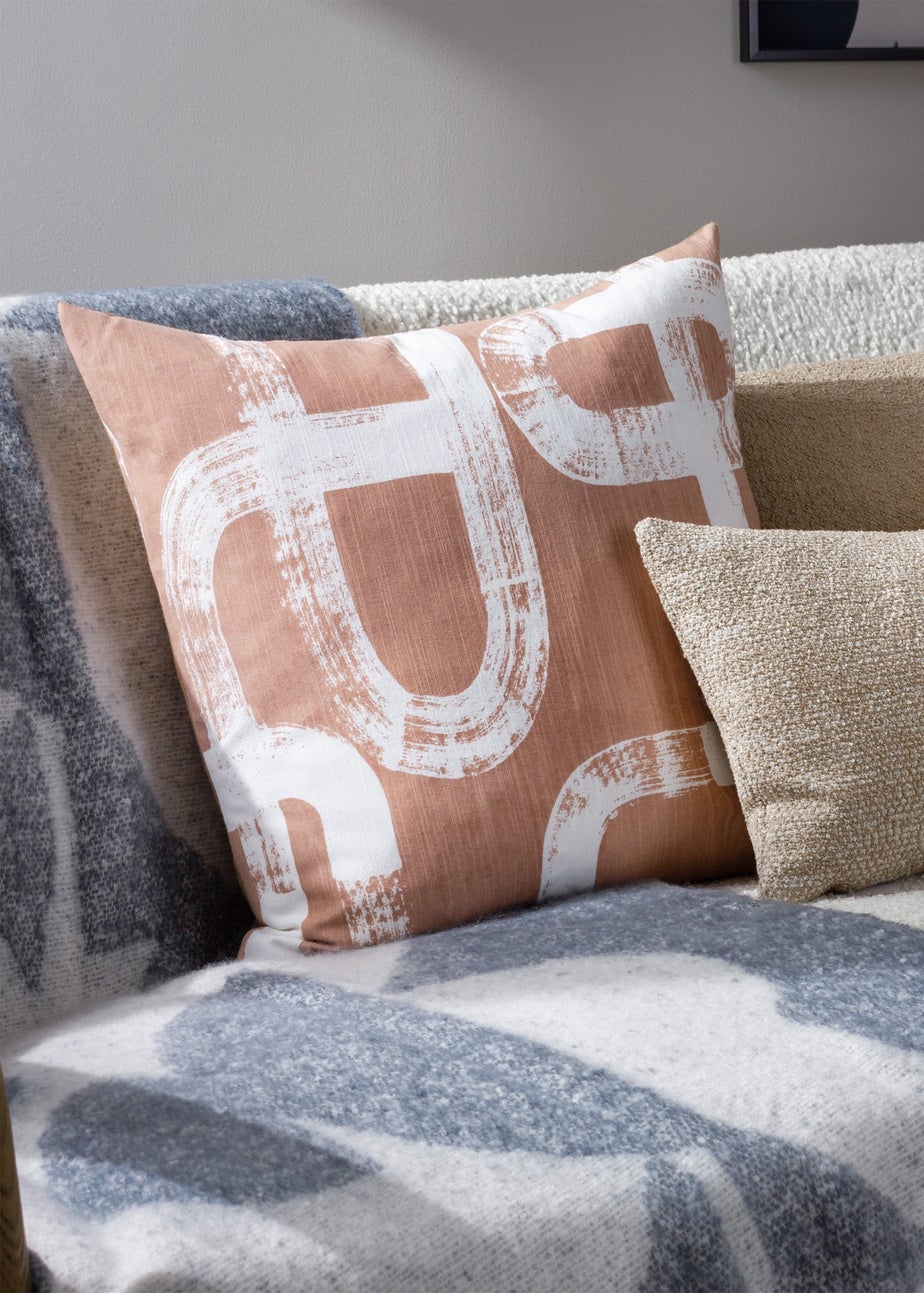 Hoem Tuba Geometric Filled Cushion (50cm x 50cm x 8cm)