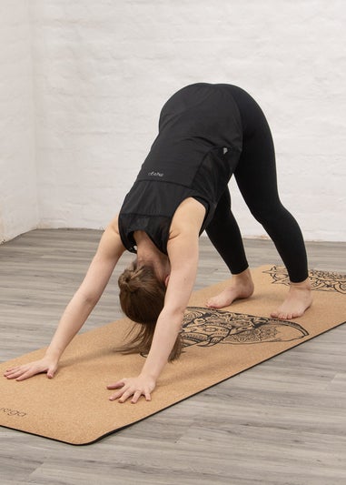 Myga Extra Large Cork Elephant Yoga Mat