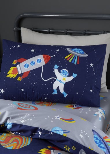 Catherine Lansfield Lost In Space Reversible Duvet Cover Set