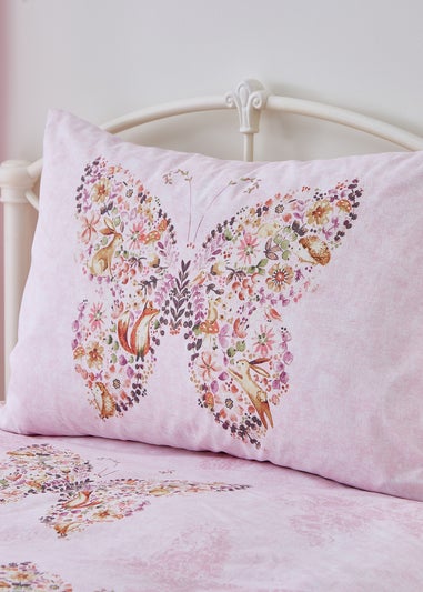 Catherine Lansfield Enchanted Butterfly Reversible Duvet Set