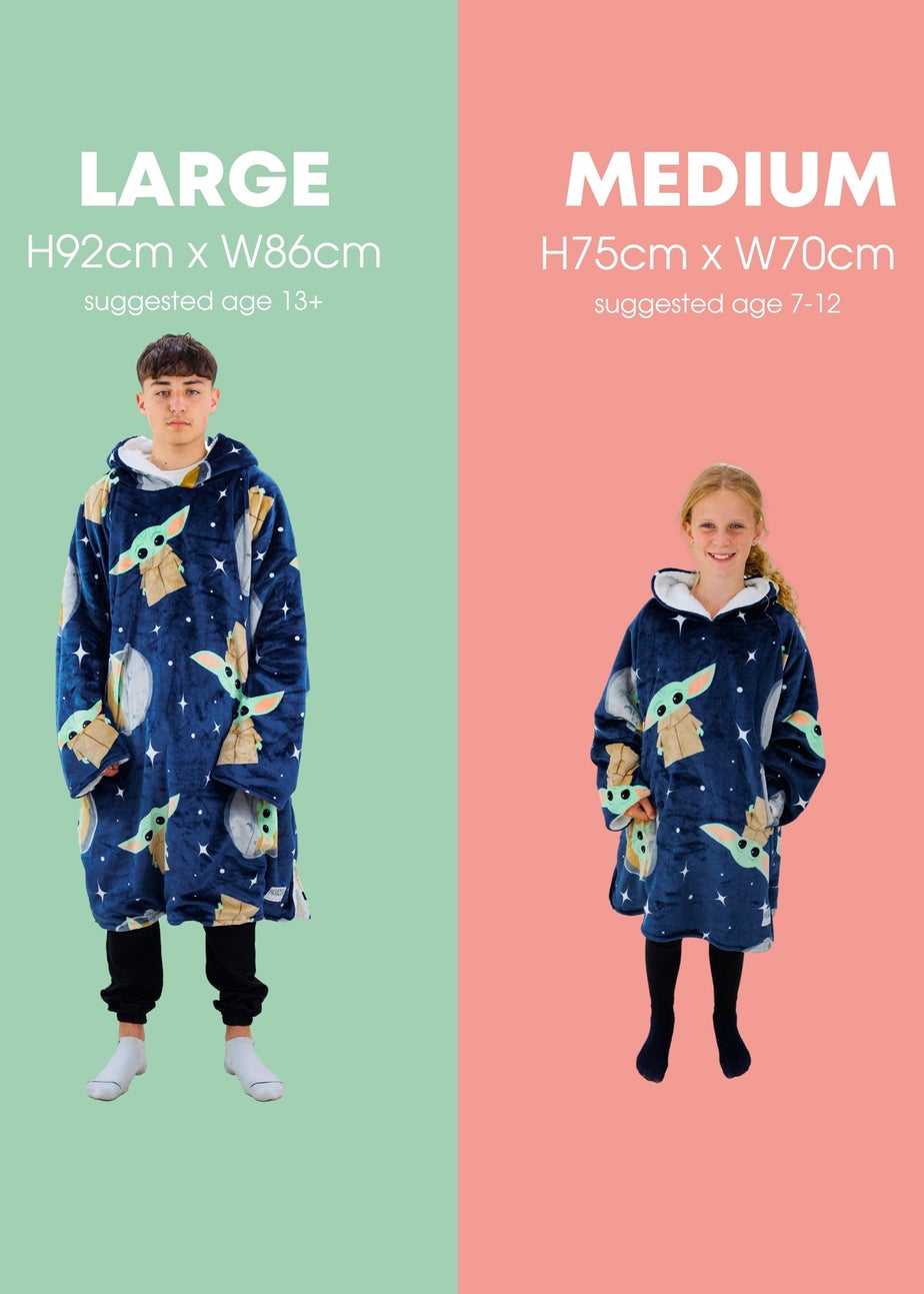 The Mandalorian Grogu Space Toss Hooded Wearable Fleece