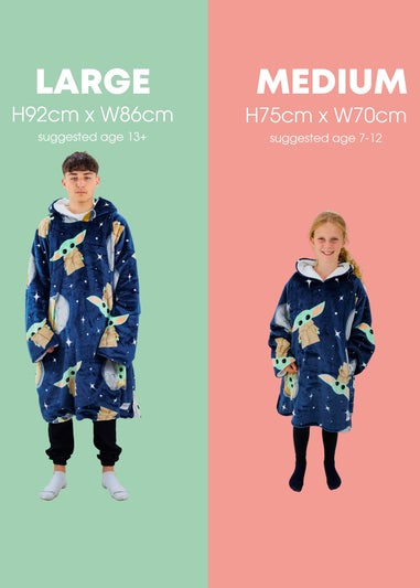 The Mandalorian Grogu Space Toss Hooded Wearable Fleece