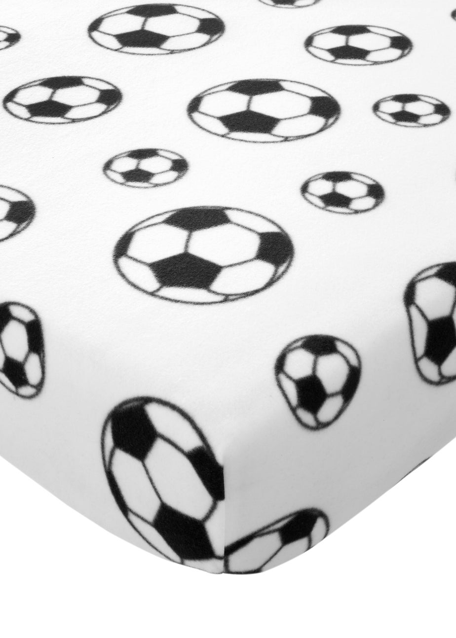 Catherine Lansfield Cosy Football Fleece Fitted Sheet