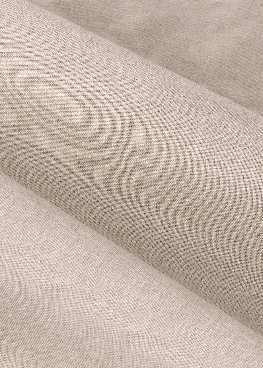 furn. Dawn 100% Blackout Thermal Eyelet Curtains Linen