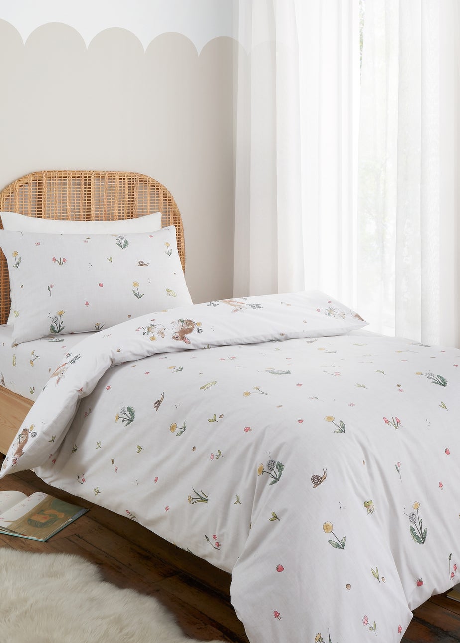 Bianca Fine Linens Bunny Rabbit Friends Cotton Duvet Cover Set