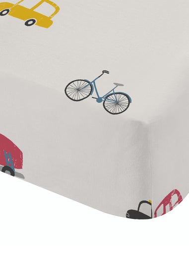 Bianca Fine Linens Transport Cotton Fitted Sheet