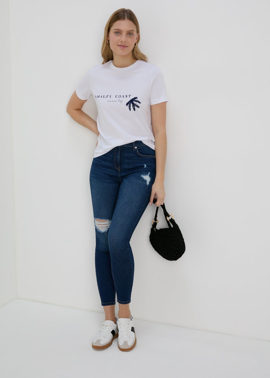 White Amalfi Graphic T-Shirt