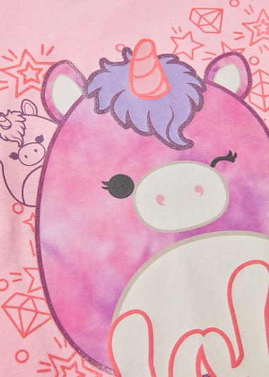 Squishmallows Girls Pink Lola T-Shirt (5-12yrs)