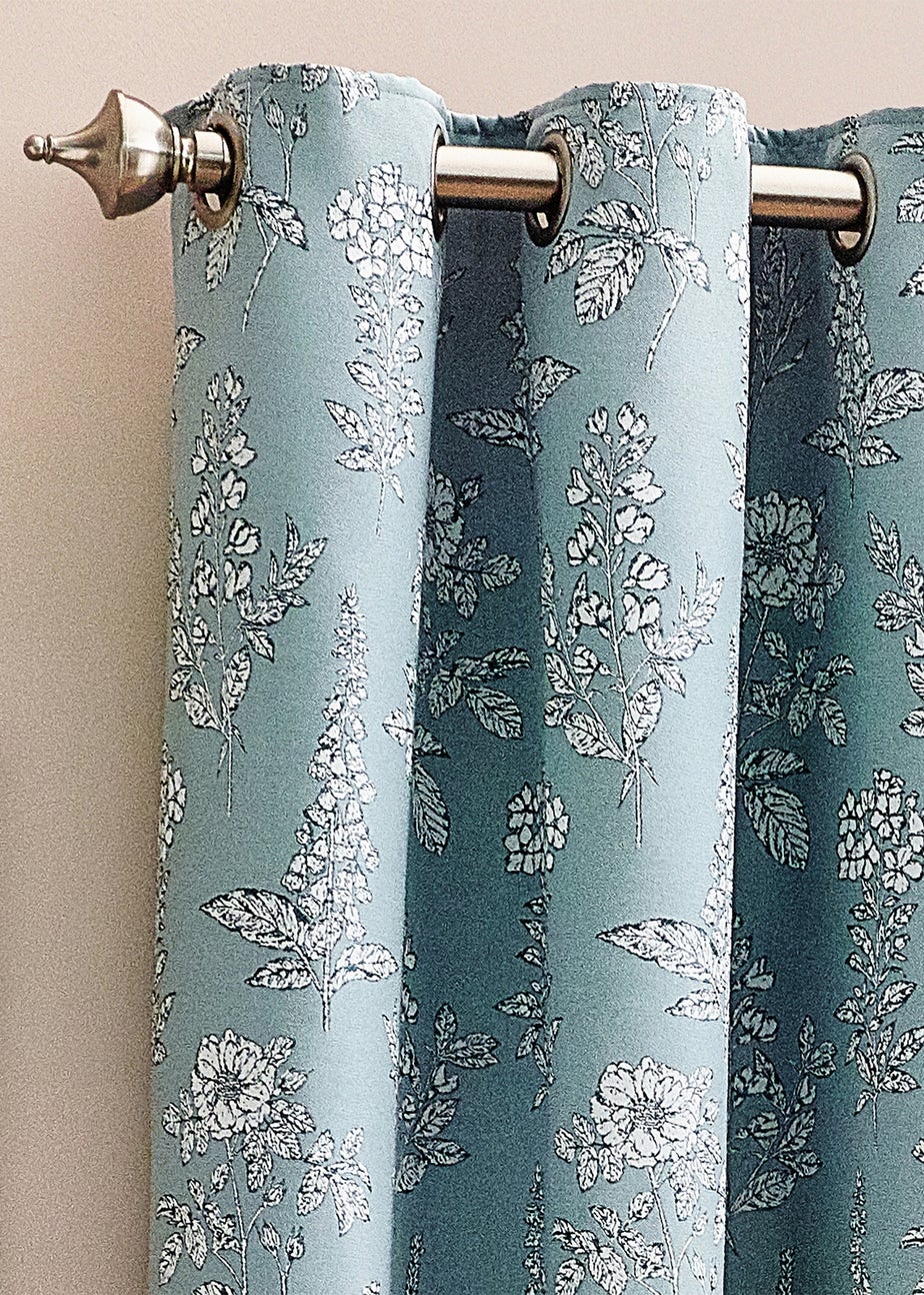 Wylder Nature Sophia Floral Eyelet Curtains