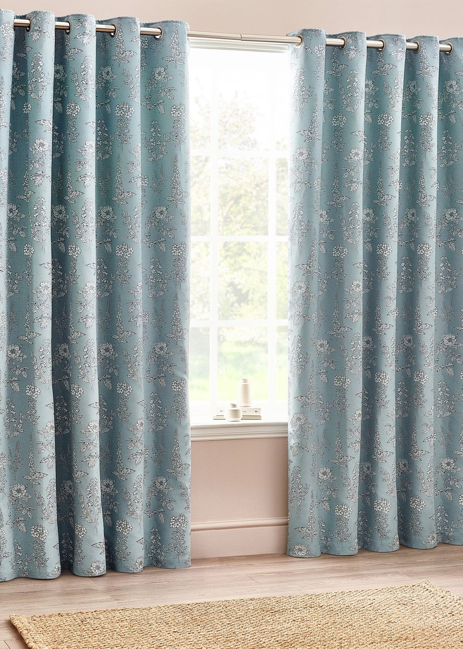 Wylder Nature Sophia Floral Eyelet Curtains