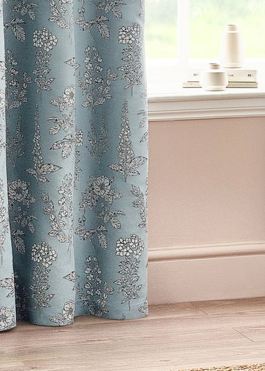 Wylder Nature Sophia Floral Eyelet Curtains