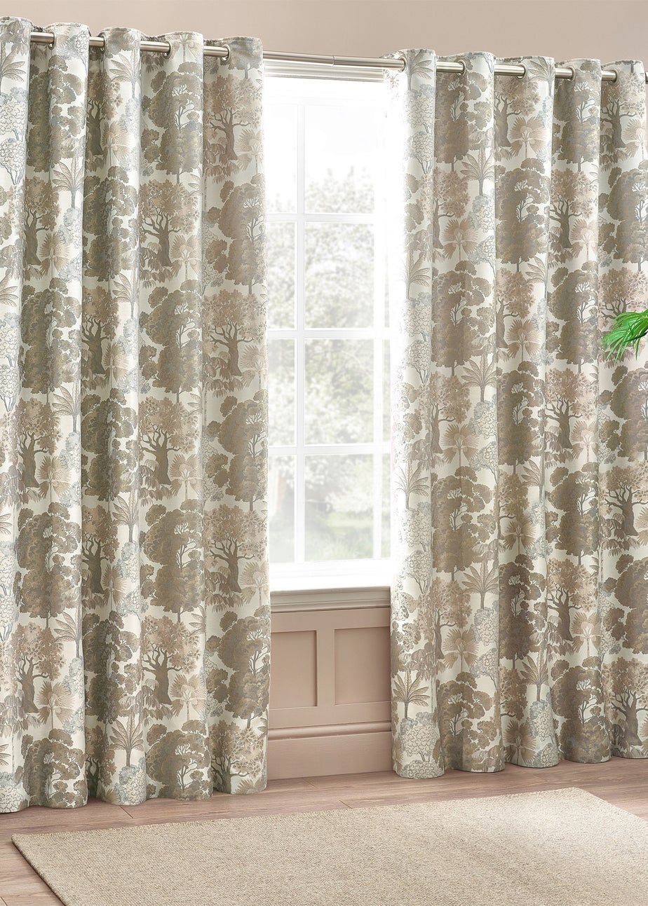 Wylder Nature Woodlands Floral Eyelet Curtains