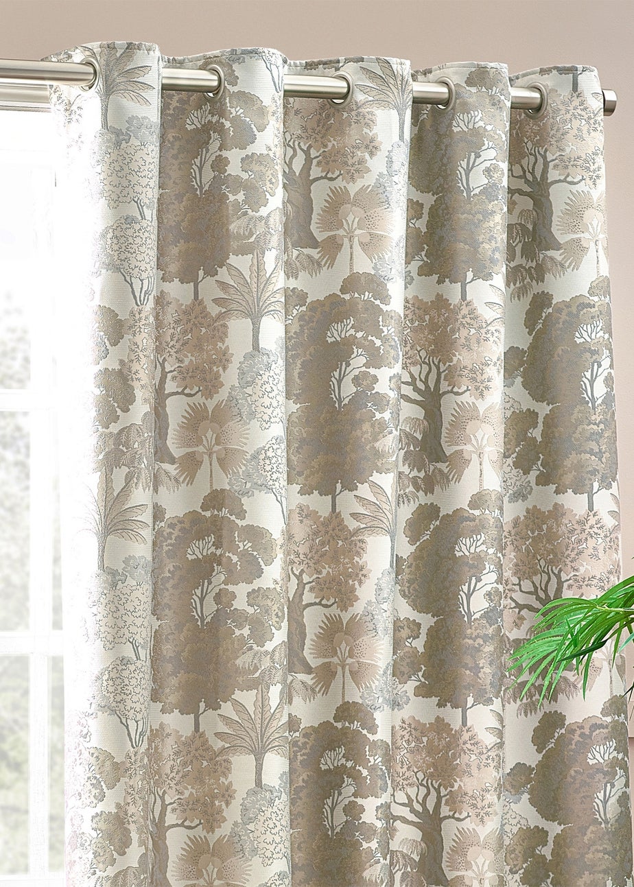 Wylder Nature Woodlands Floral Eyelet Curtains
