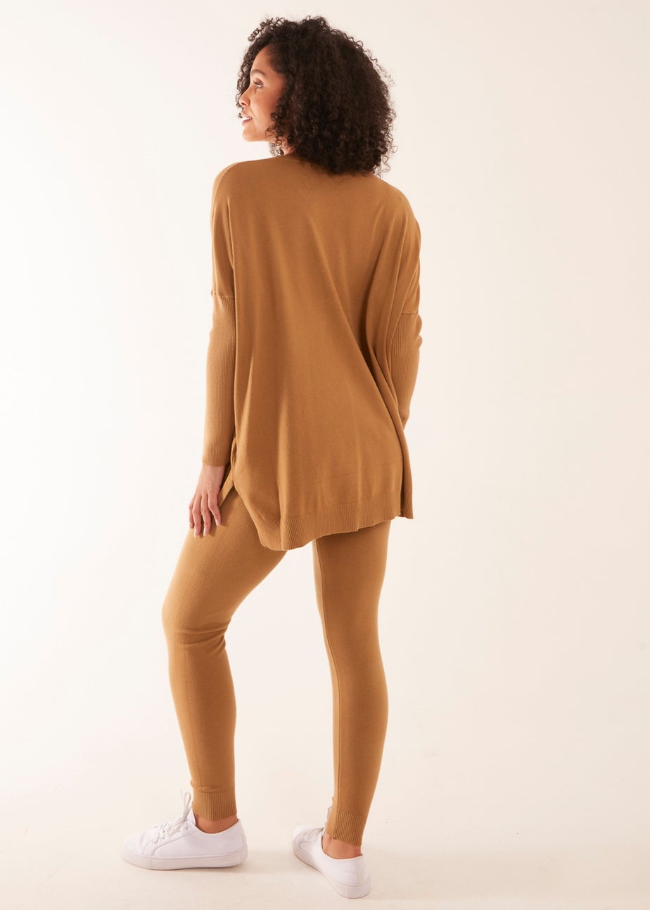 Blue Vanilla Side Split Jumper Lounge Set