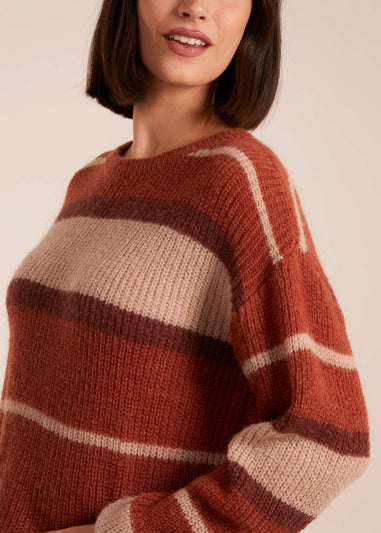 Blue Vanilla Striped Print Jumper