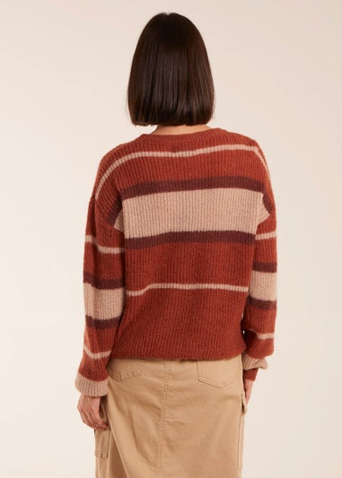 Blue Vanilla Striped Print Jumper