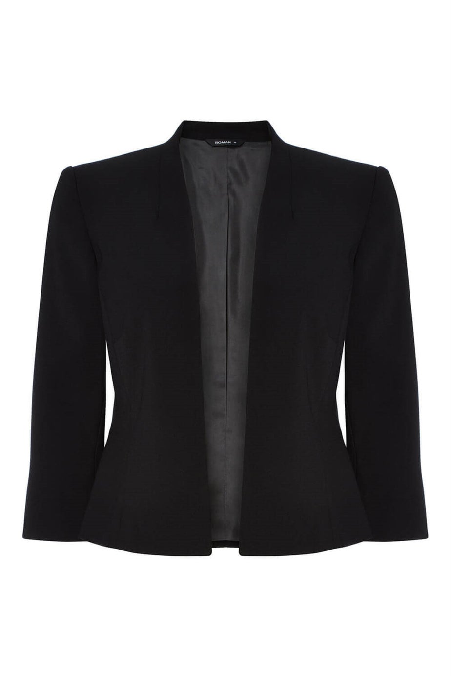 Roman Black 3/4 Sleeve Rochette Jacket