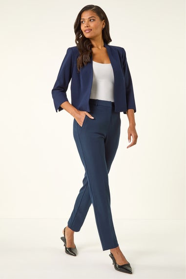 Roman Navy 3/4 Sleeve Rochette Jacket