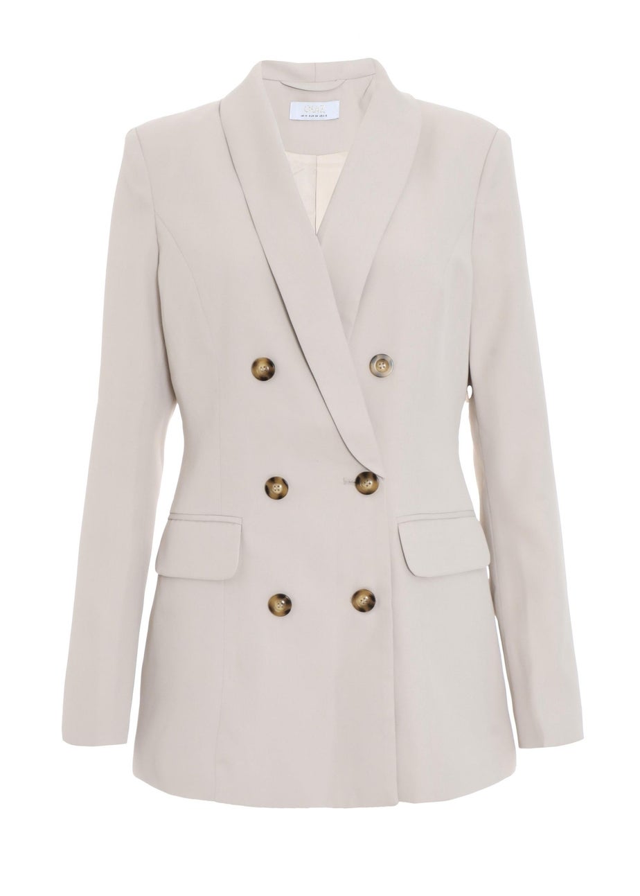 Quiz Stone Tailored Blazer