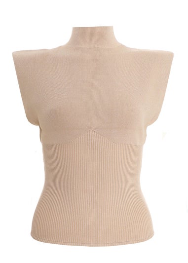 Quiz Stone Seamless Knitted Vest