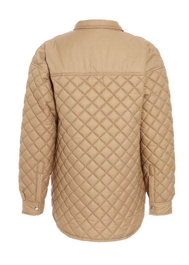 Quiz Stone Quilted Shacket