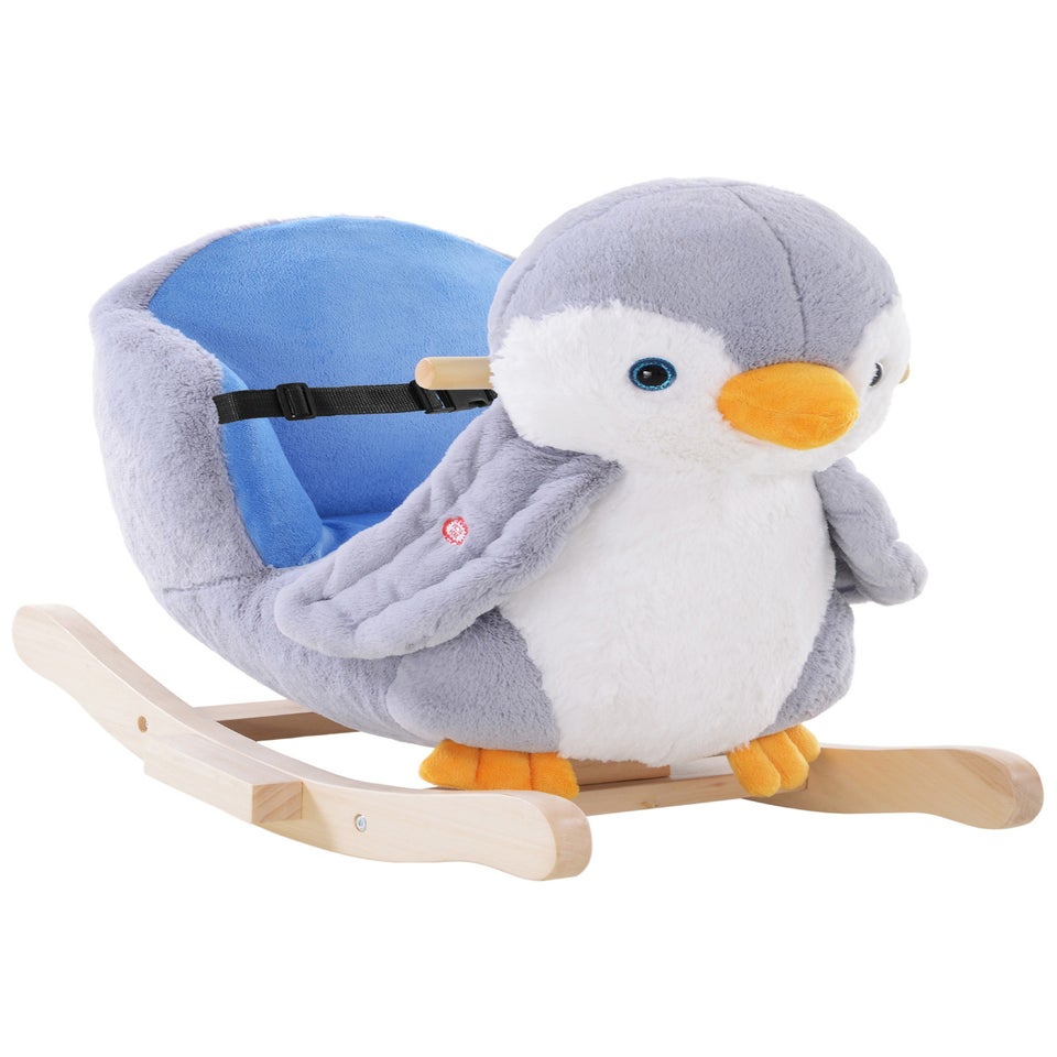 HOMCOM Baby Penguin Plush Musical Toy