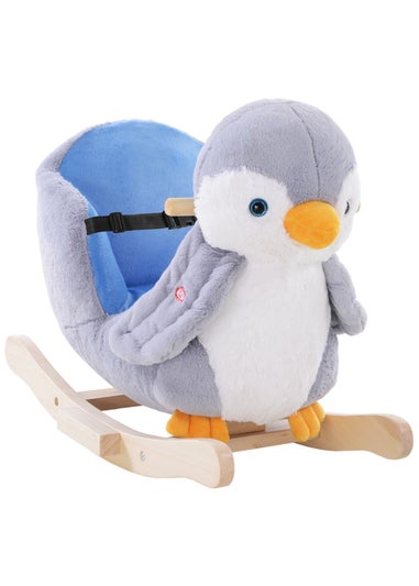 HOMCOM Baby Penguin Plush Musical Toy