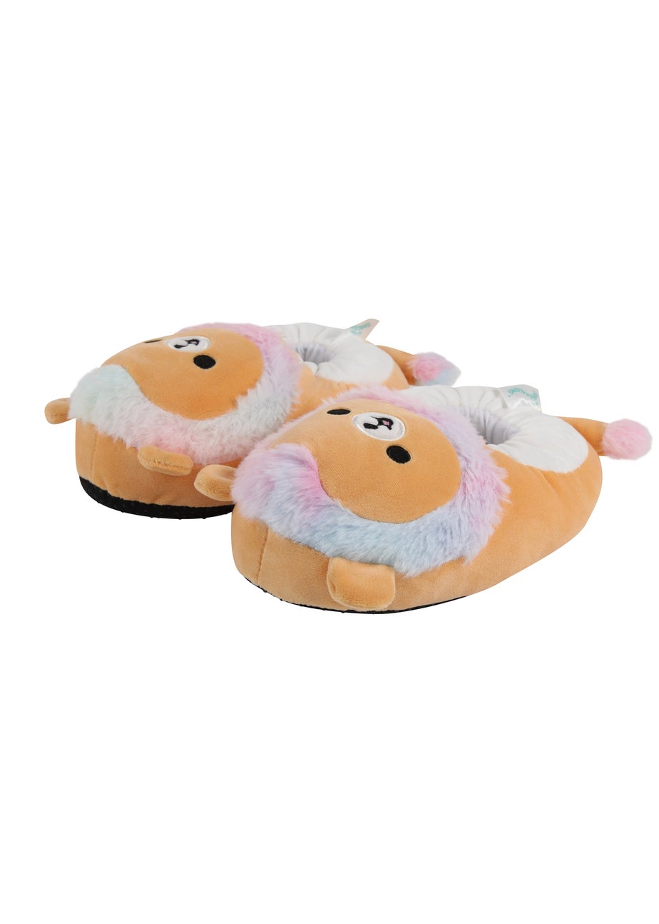Kids Beige Leonard Squishmallows Slippers (Younger 11-Older 7)