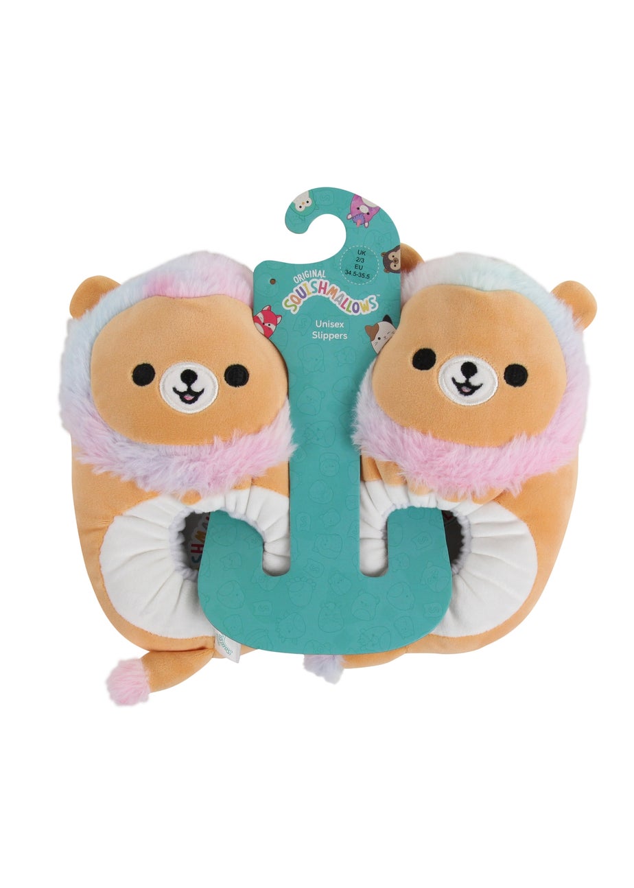 Kids Beige Leonard Squishmallows Slippers (Younger 11-Older 7)