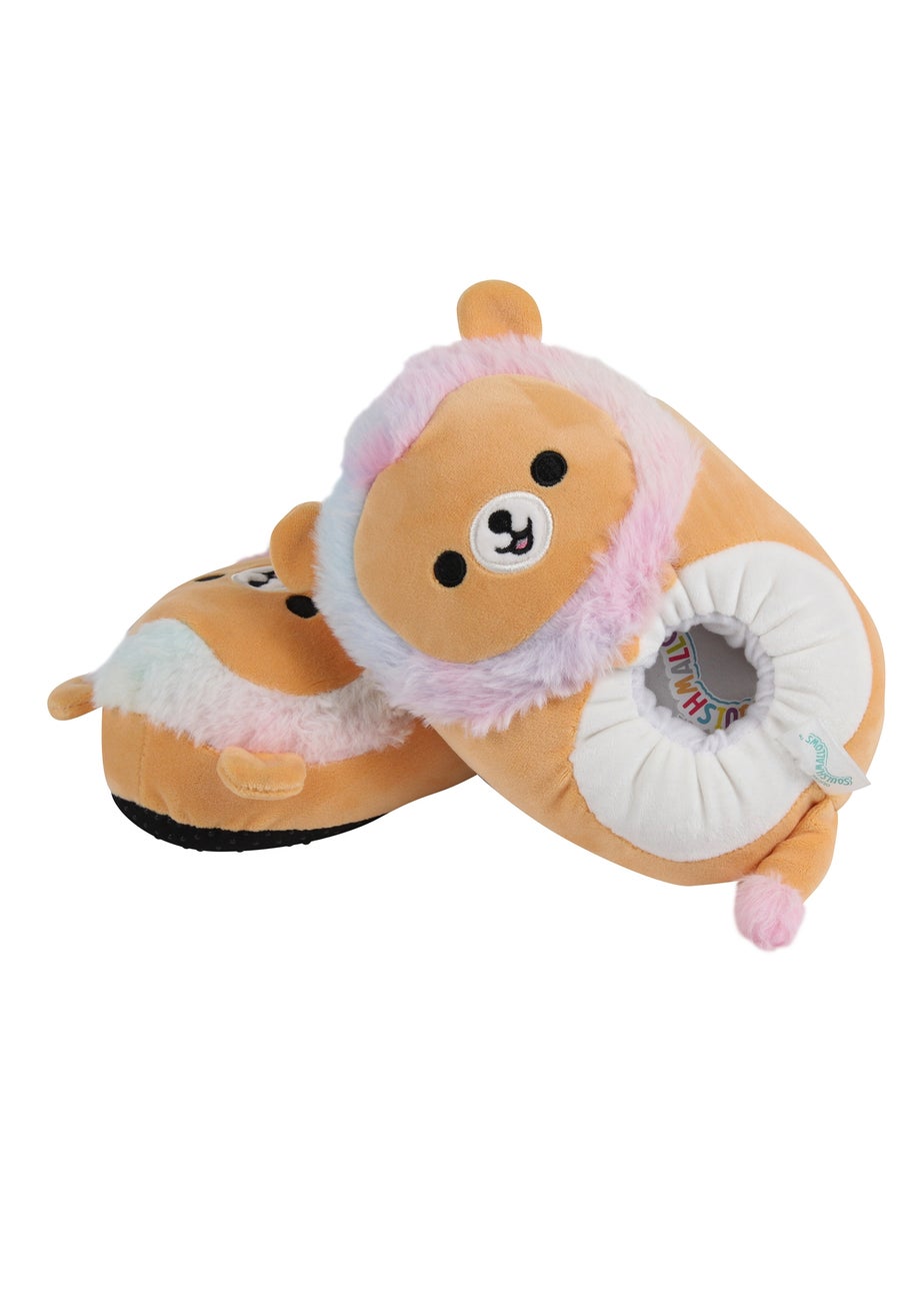 Kids Beige Leonard Squishmallows Slippers (Younger 11-Older 7)