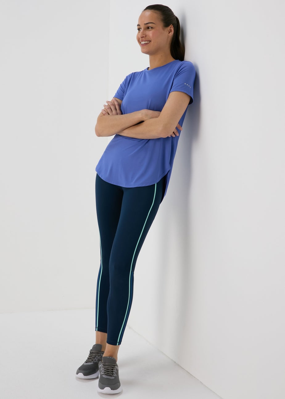 Blue Longline T-Shirt