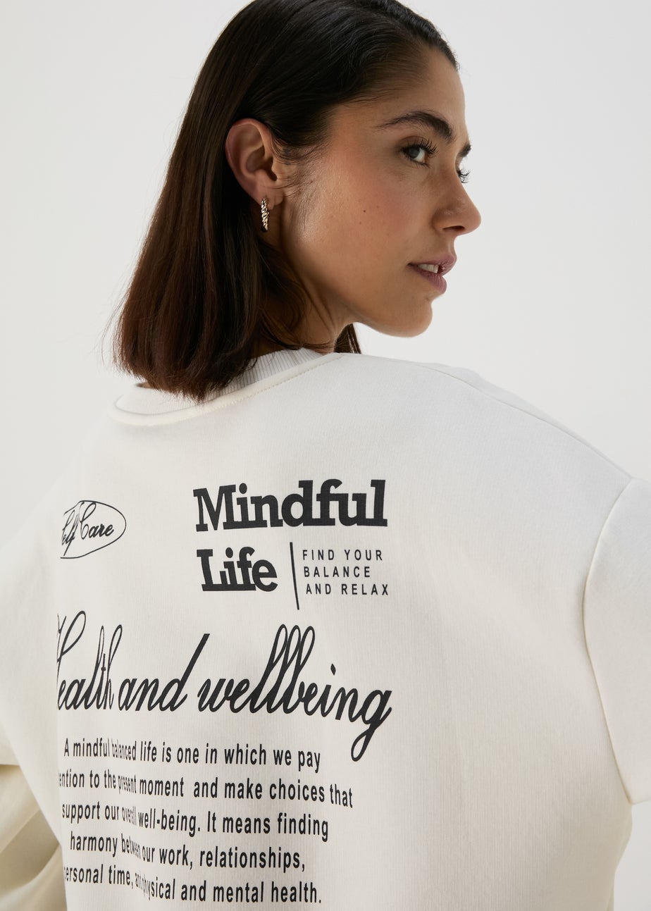 Cream Vintage Graphic Sweatshirt