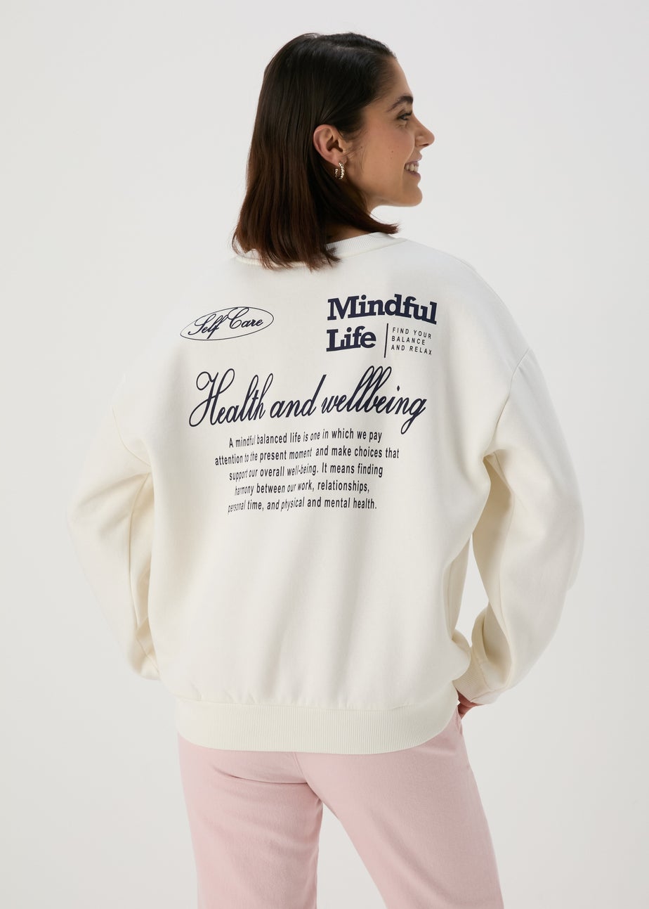 Cream Vintage Graphic Sweatshirt