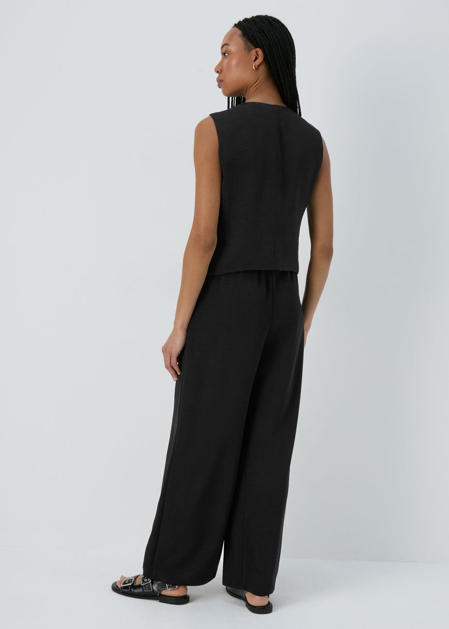 Et Vous Black Wide Leg Trousers
