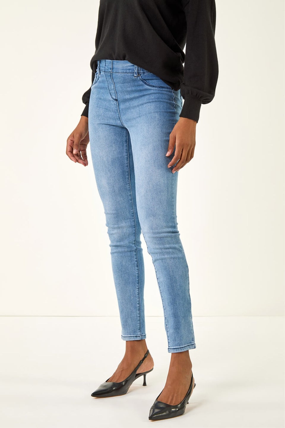 Roman Bright Blue 31'' Denim Stretch Jegging