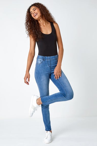 Roman Bright Blue 31" Stretch Denim Jegging