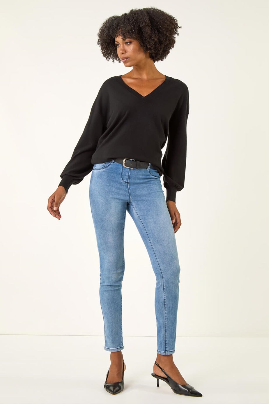 Roman Bright Blue 31'' Denim Stretch Jegging