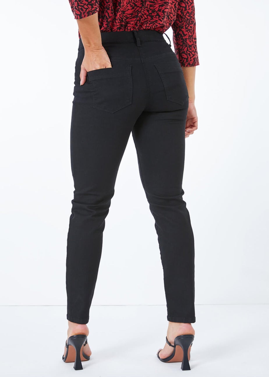 Roman Petite Black Stretch Denim Jegging