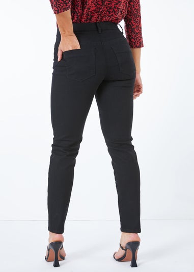 Roman Petite Black Stretch Denim Jegging