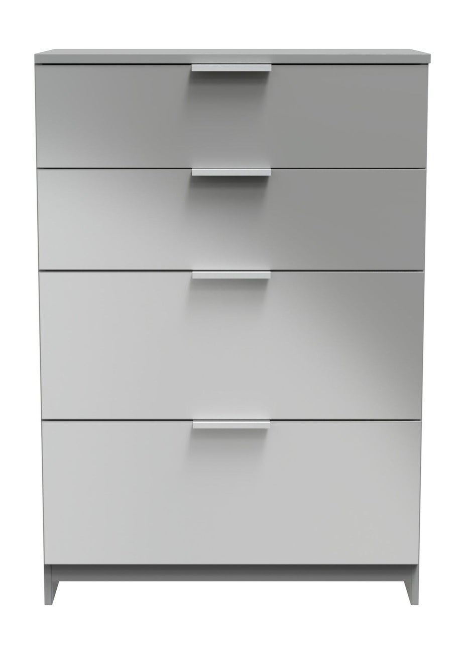 Ready Assembled Panama 4 Drawer Deep Chest