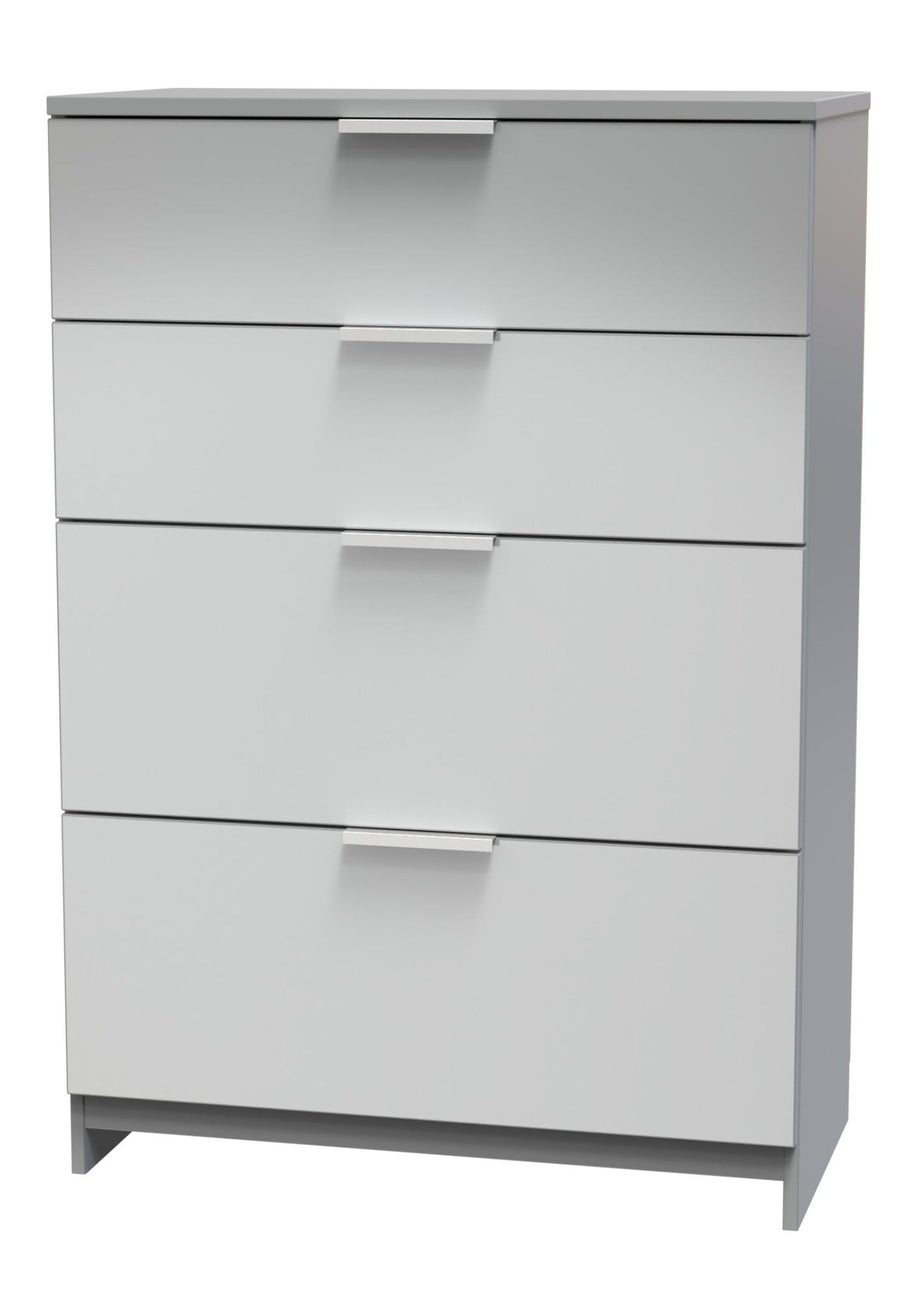 Ready Assembled Panama 4 Drawer Deep Chest