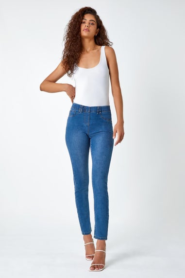 Roman Denim Elastic Waist 31" Denim Stretch Jegging