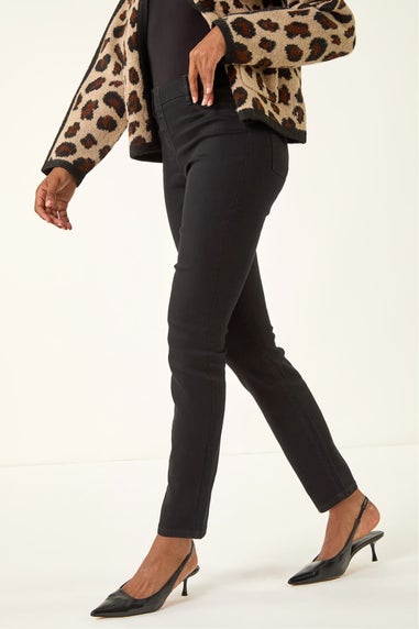 Roman Black 31'' Denim Stretch Jegging