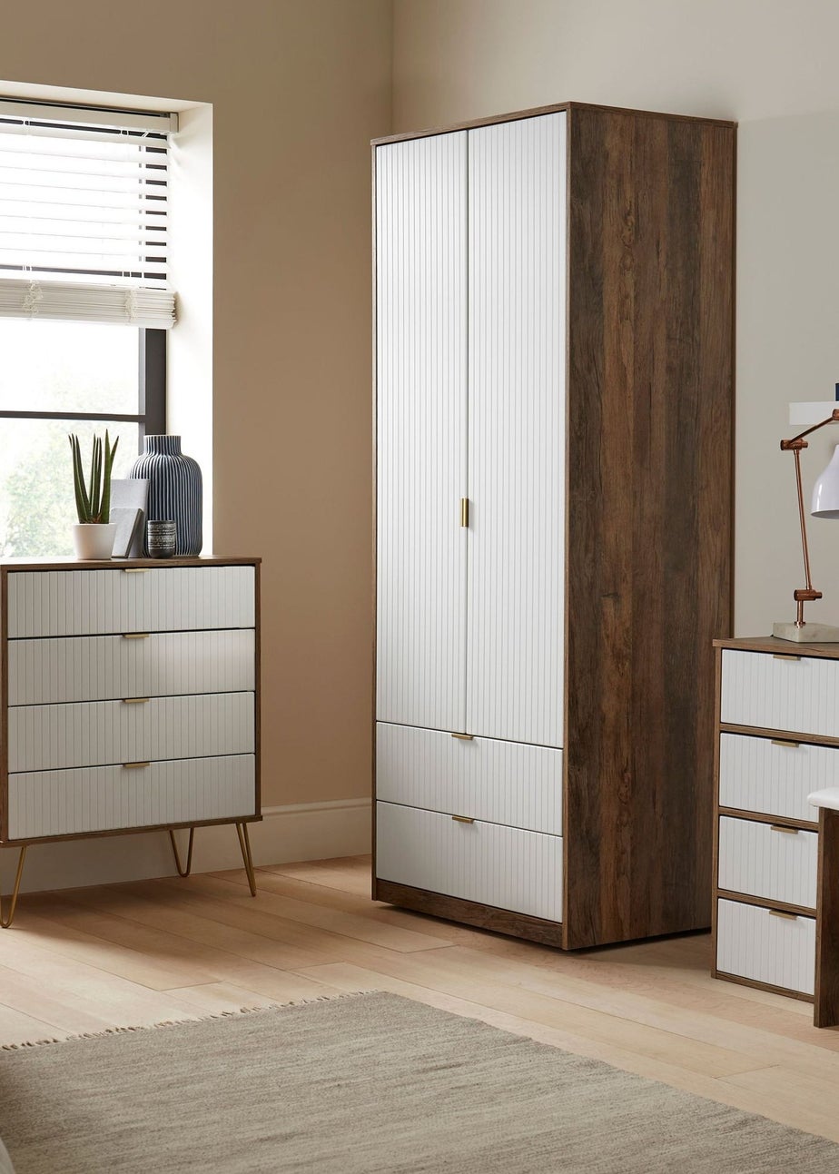 Ready Assembled Lisbon 5 Drawer Tallboy